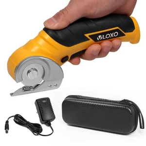 Cordless Cardboard Cutter, Electric Scissors for Fabric with Safety Lock, Rot... - Picture 1 of 8