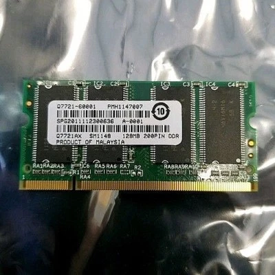 Q7721-67951 HP 128MB 200-pin DIMM Memory *New OEM* - Image 1 of 2