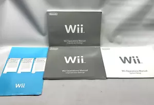Nintendo Wii Bedienungsanleitung Bedienungsanleitungen Anleitungen System Set Up Lot - Bild 1 von 5