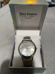 Juicy Couture Black Label Armbanduhr~NEU~mehrfarbige Strasssteine~JC/1227SVSV - Bild 1 von 9