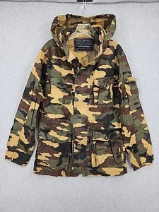 Chaqueta de camuflaje para hombre Bleecker + Mercer con cremallera con capucha cintura grande - Imagen 1 de 8