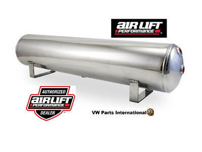 Air Lift Performance 4 Gallon Polished Aluminium Air Tank 1/4 & 3/8  End Ports • 153.84€