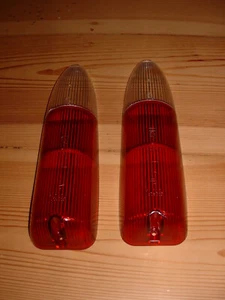 2x Trabant 601 Rücklicht Heckleuchte rot - weiß Rückleuchtenglas Rücklichtkappe - Bild 1 von 1