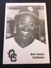 BOB STARKS--1976 TCMA Quad City Angels--CANADA JC / SAN FRANCISCO, CA