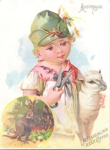 McLaughlin's XXXX Coffee - Chicago - Antique Victorian Trade Card - Picture 1 of 2