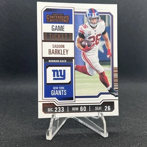 Boleto de juego de bronce Saquon Barkley 2023 Panini Contenders #77 New York Giants - Imagen 1 de 2