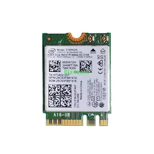 Lenovo Intel Dualband Wireless AC 3165 3165NGW 433Mbps BT 4.0 00JT497 WLAN-Karte - Bild 1 von 10
