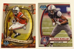 Tetairoa McMiilan 2024 Bowman Chrome University & Ramblin' Man (2) RC Karten Lot - Bild 1 von 1