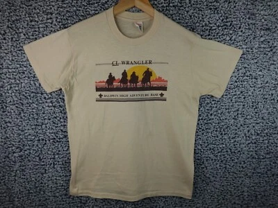 Camiseta Sport-T By Stedman Hecha en EE. UU. Puntada Única CL Wrangler Baldwin Base Años 70 Foto 1 de 4