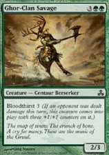 GHOR-CLAN SAVAGE FOIL Guildpact MTG Magic the Gathering Cards DJMagic