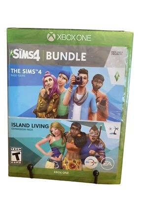 Sims 4 Bundle Island Living Xbox One Base Game Expansion Pack New Sealed - Image 1 of 3