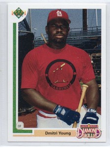 Dmitri Young 1991 Upper Deck Final Edition Rookie #7F Cardinals c {0312