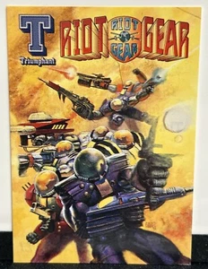 1993 Advance Comics Riot Gear Promo Card Triumphant Comics - Picture 1 of 2