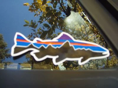 Patagonia Authentic (not a fake reprint) Fitz Roy Trout Small 3.5” Sticker