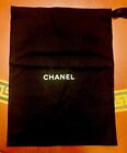 Chanel Shoe Bag Cover Size 12X 8 Black Brand New Total Of 2 Is Available