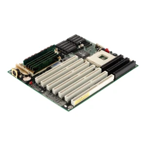 Motherboard Baby-At PCChips M912 v1.7 Socket 3 Simm / Fpm Isa Vlb With RAM - Picture 1 of 3