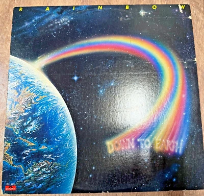 RAINBOW "Down To Earth" LP Original 1979 Polydor [PRC-Richmond Press] VG+  - Image 1 of 4