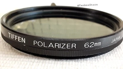 Tiffen 62mm Polarizer Filter- MINT Condition With Original Case - Image 1 of 4