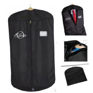 Personalisiertes Tanz Gymnastik Kostüm Kleid Cover Schrift Initiale Anzug Kleidersack - Bild 1 von 4