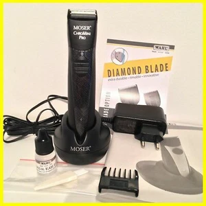 MOSER DIAMOND BLADE HAARSCHNEIDEMASCHINE CHRO MINI PRO TRIMMER KLINGE SCHWARZ 🔥 - Bild 1 von 3