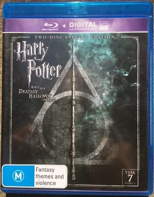 Harry Potter And The Deathly Hallows : Part 2 Special Edition 2-Disc Blu-As New - image 1 of 4