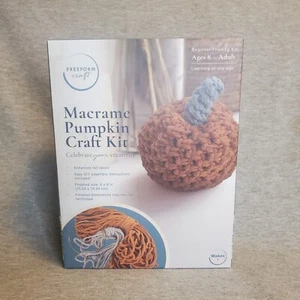 Kit artesanal de calabaza macramé. "Nuevo acabado amigable para principiantes de 8 años 6x6""" - Imagen 1 de 5