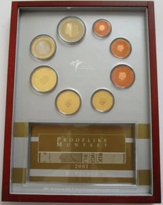 Netherlands circulation coin set proof 2001 - Picture 1 of 1