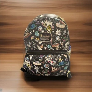 Tokidoki x Mesuca Mini Backpack Black Space Place - Picture 1 of 9