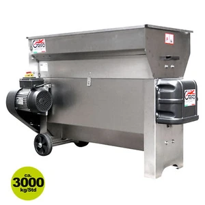 Motorangetriebene Abbeermaschine TA 3000E aus Edelstahl, 3000 kg/Std., 380V - Bild 1 von 11