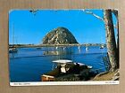 Postcard Morro Bay California Morro Rock Boats Vintage CA PC
