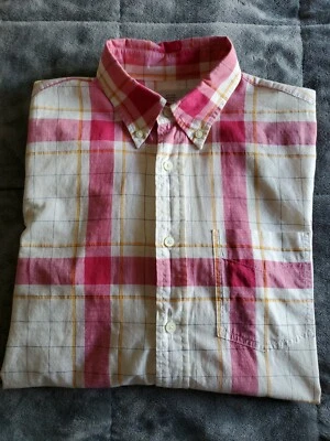 Jack Spade Warren Street NY Check Button-Up Long Sleeve Shirt SZ Medium  - Image 1 of 4