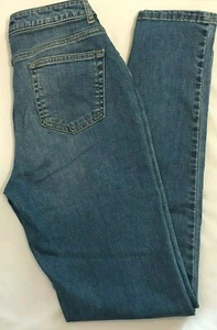 Jeans ajustados Garnet Hill talla 31 alto tiro alto esenciales lavado claro 33" - Imagen 1 de 5