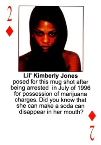 Lil' Kimberly Jones, Starz Behind Bars Playing Card 2003 - Picture 1 of 2