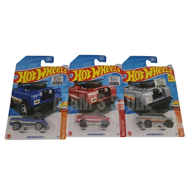 2024 Hot Wheels Land Rover Series II Red Edition Blue Grey Factory Sealed - Image 1 of 4