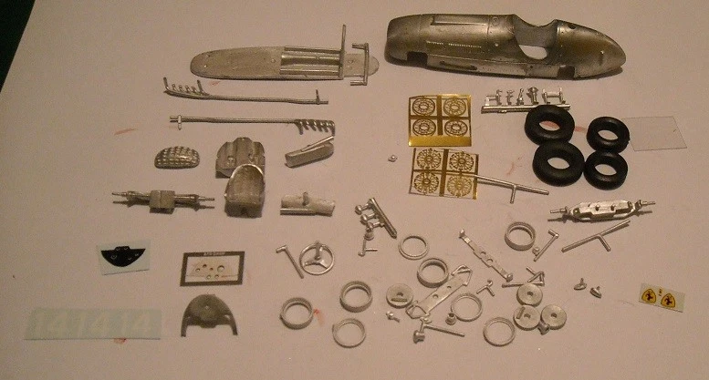 Ferarri 166 F2 with oil tanks in 1/43rd scale kit by K & R Replicas - Image 1 of 1