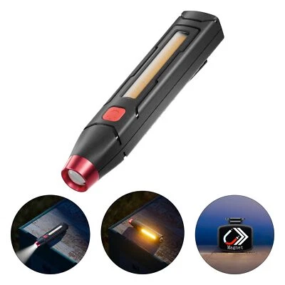 USTELLAR Rechargeable Magnetic LED Flashlight High Lumen Emergency EDC Triple Light Camp