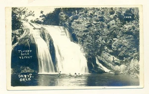 RPPC Turner Falls, Davis, Oklahoma VTG Postcard TM2. - Picture 1 of 2
