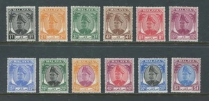 Malaya Selangor 1949 narious values to $1 mint o.g. hinged - Picture 1 of 1