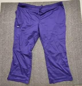 Pantalones Médicos Cherokee para Mujer 5XL Púrpura Bolsillos Cintura Elástica - Imagen 1 de 8