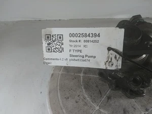 JAGUAR F TYPE STEERING PUMP 5.0L Petrol 8W833A674 '14 - Picture 1 of 6