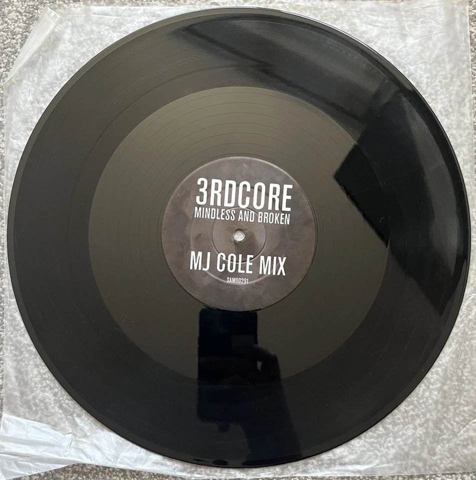 3rd Core–Mindless And Broken (MJ Cole Mix) 2000 12” Single Sided Garage Promo EX - Image 1 of 1