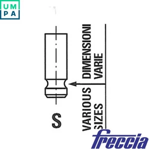4x OUTLET VALVE R6563/RNT FOR TOYOTA 1AD-FTV 2.0L 2AD-FHV/FTV 2.2L 4cyl AVENSIS - Picture 1 of 11