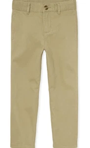 The Children's Place Boys Stretch Pull On Relaxed Chino Pants Flax Size 12 - Picture 1 of 6