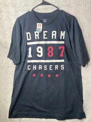 Echo Unltd Meek Mill Collaboration Talla XL Azul Marino Oscuro Perseguidores de Sueños Rojo Blanco Foto 1 de 4