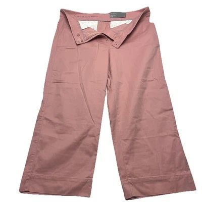 Pantalones para mujer Talbots pierna ancha recortados cachemira rosa talla 14 - nuevos con etiquetas Foto 1 de 4