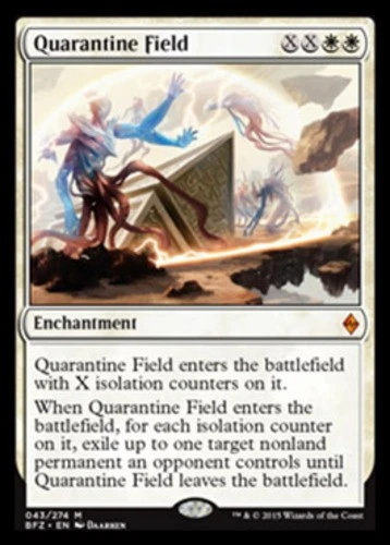 Quarantine Field - Battle for Zendikar #043/274 MTG Magic The Gathering - Image 1 of 1