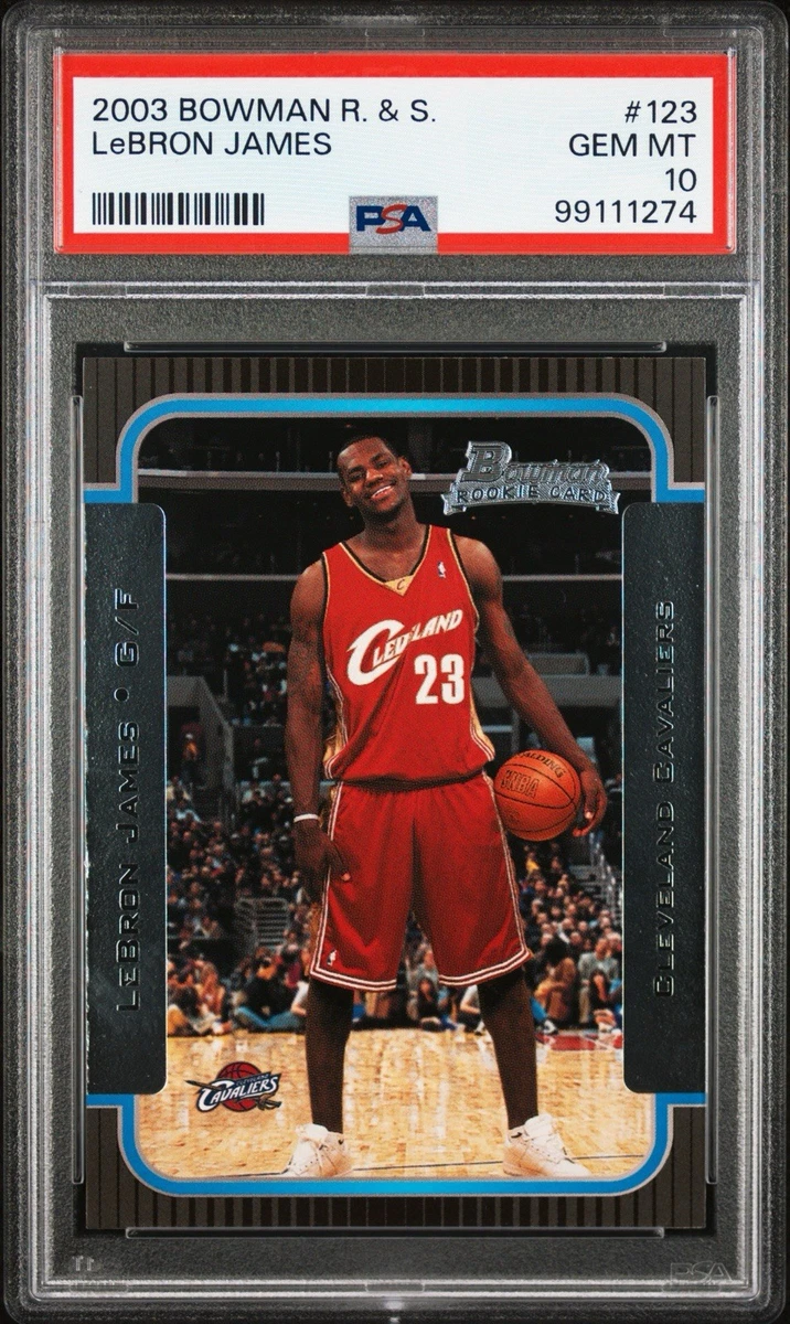 Bowman LeBron James Basketball Rookie Trading Cards & Accessories