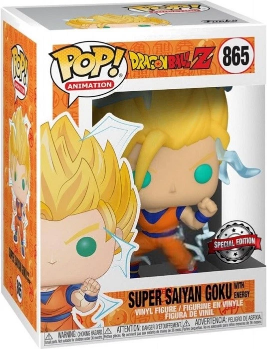 Dragon Ball Z Goku Super Saiyan 2 Energy Gitd Especial Pop Animación #865 Figura - Imagen 1 de 1