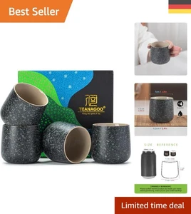 Hochwertige Porzellan Teetassen, 205 ml –  Geschenkidee für Teeliebhaber - Bild 1 von 9