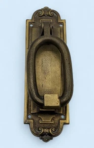 Vintage Brass Door Knocker N.B Company 8" - Picture 1 of 6